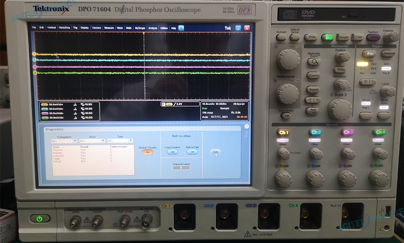 泰克示波器DPO71604通道一故障，自校准故障维修