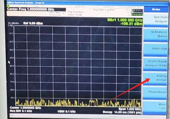 N5182A如何设置AM调制信号