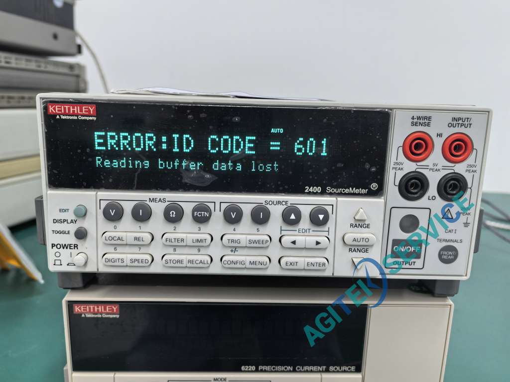 吉时利Keithley 2400源表开机报错601维修案例