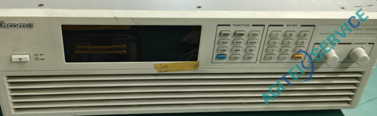 致茂电子62150H-1000S电源上电开机风扇转，前面板不显示维修