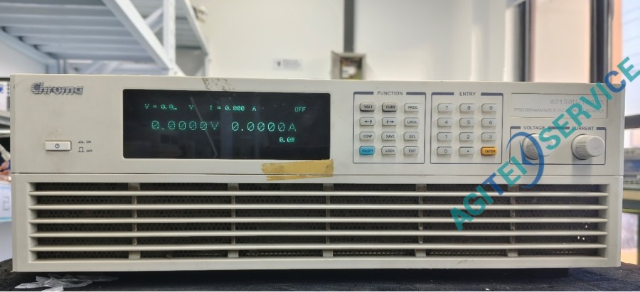 致茂电子62150H-1000S电源上电开机风扇转，前面板不显示维修