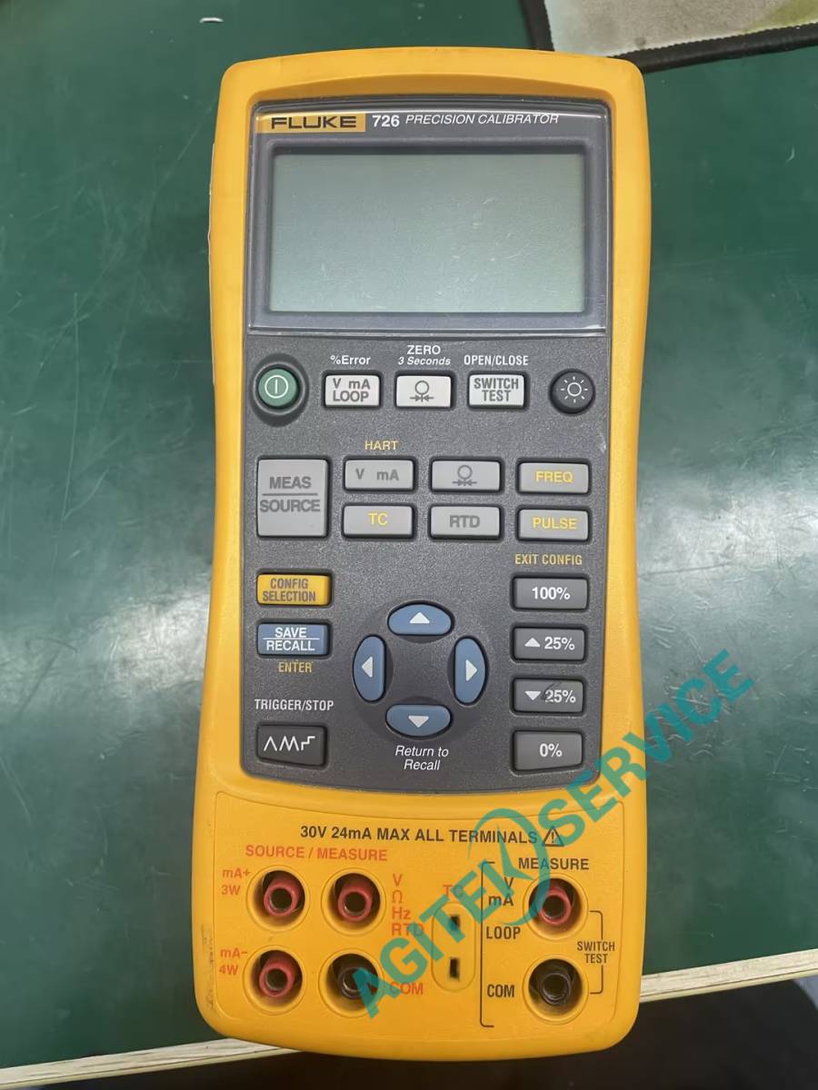 Fluke福禄克726过程校验仪不开机维修案例