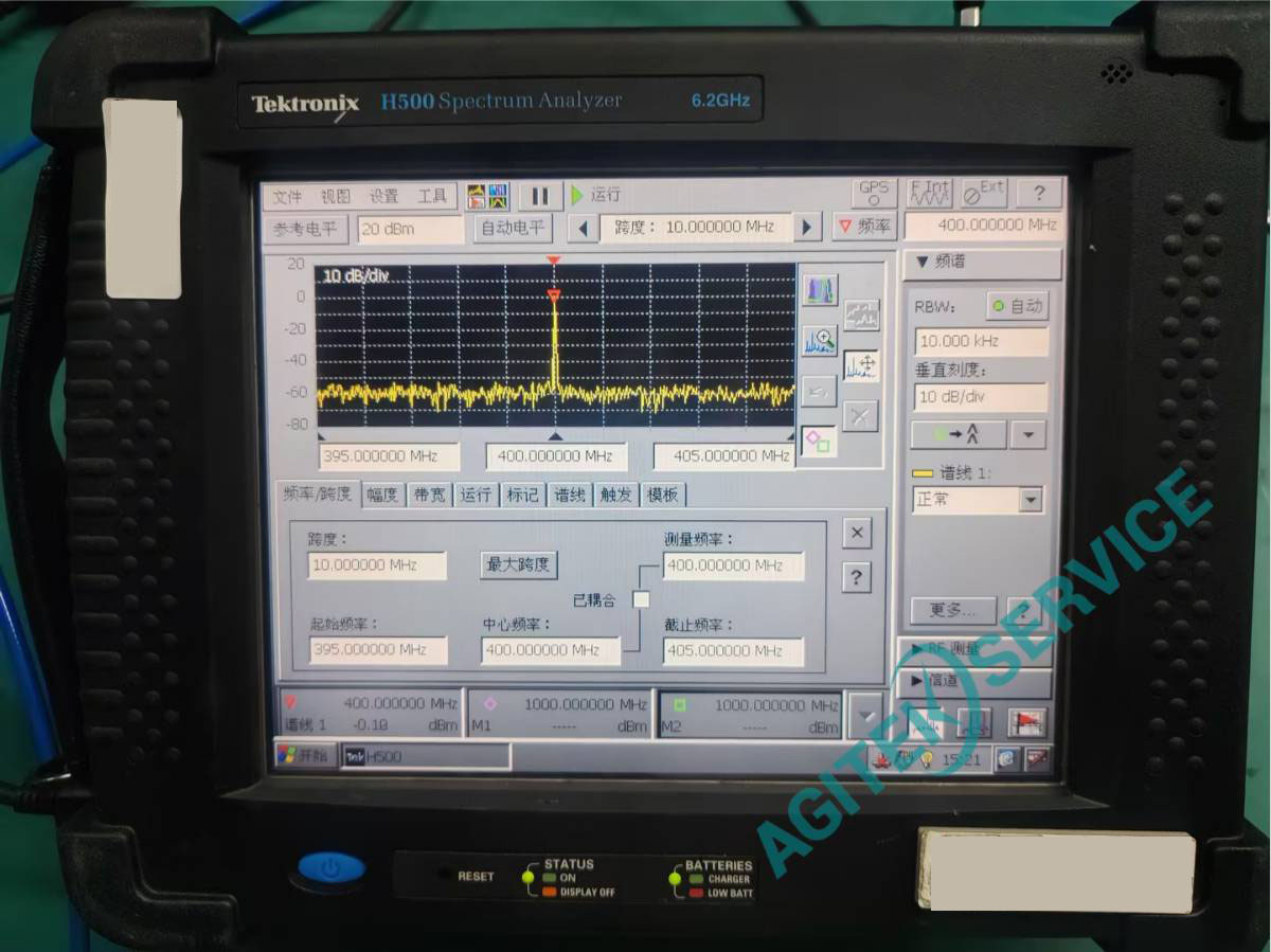泰克H500手持频谱分析仪自检报错、自校准失败维修