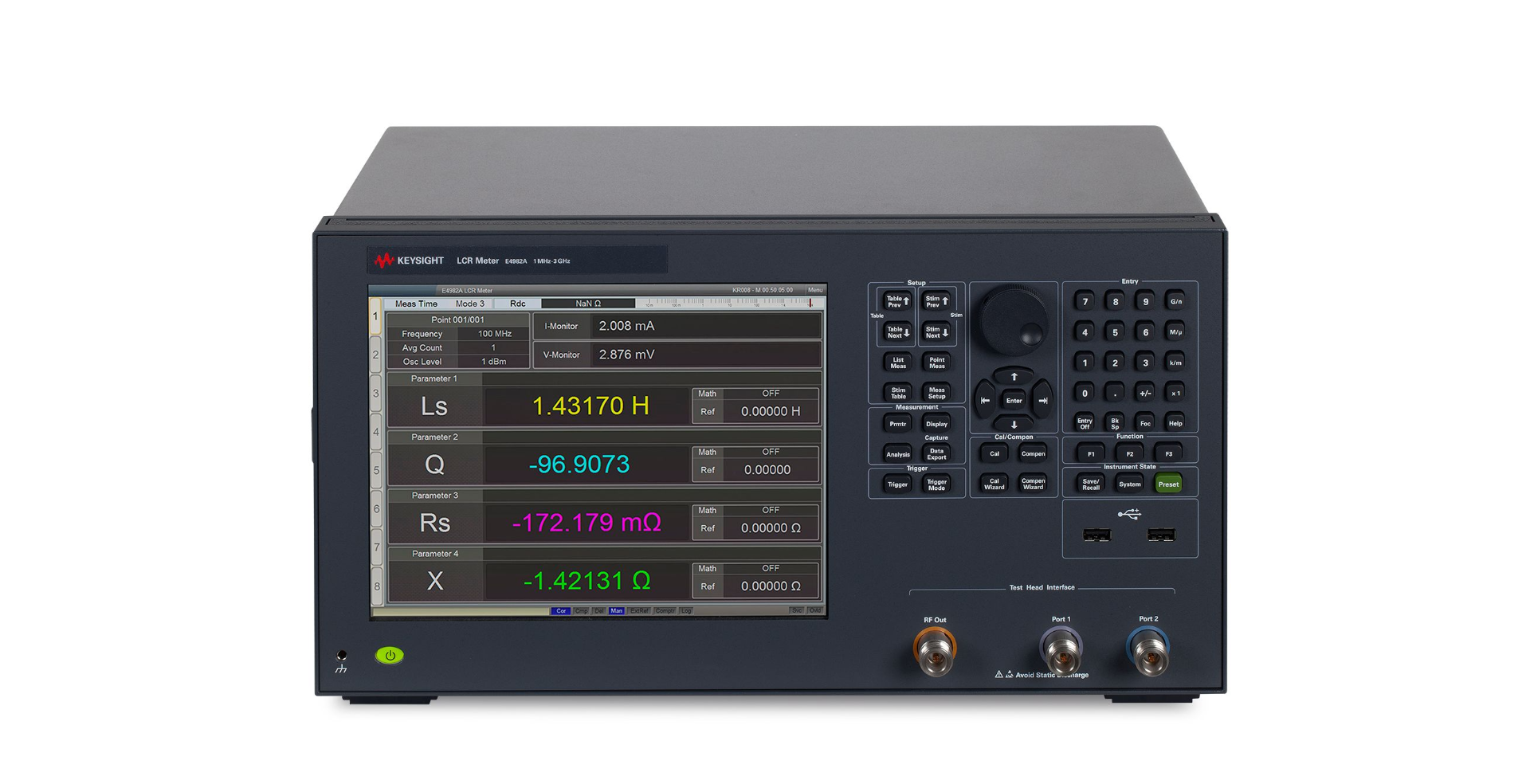Keysight E4982A阻抗分析仪如何通过RJ45接口获取数据