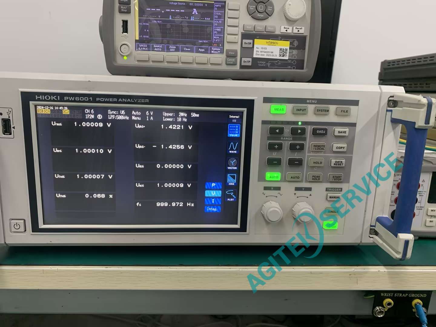 日置PW6001功率分析仪测试数值不准确维修