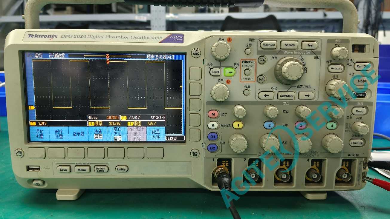 泰克DPO2024示波器方口USB无法使用维修