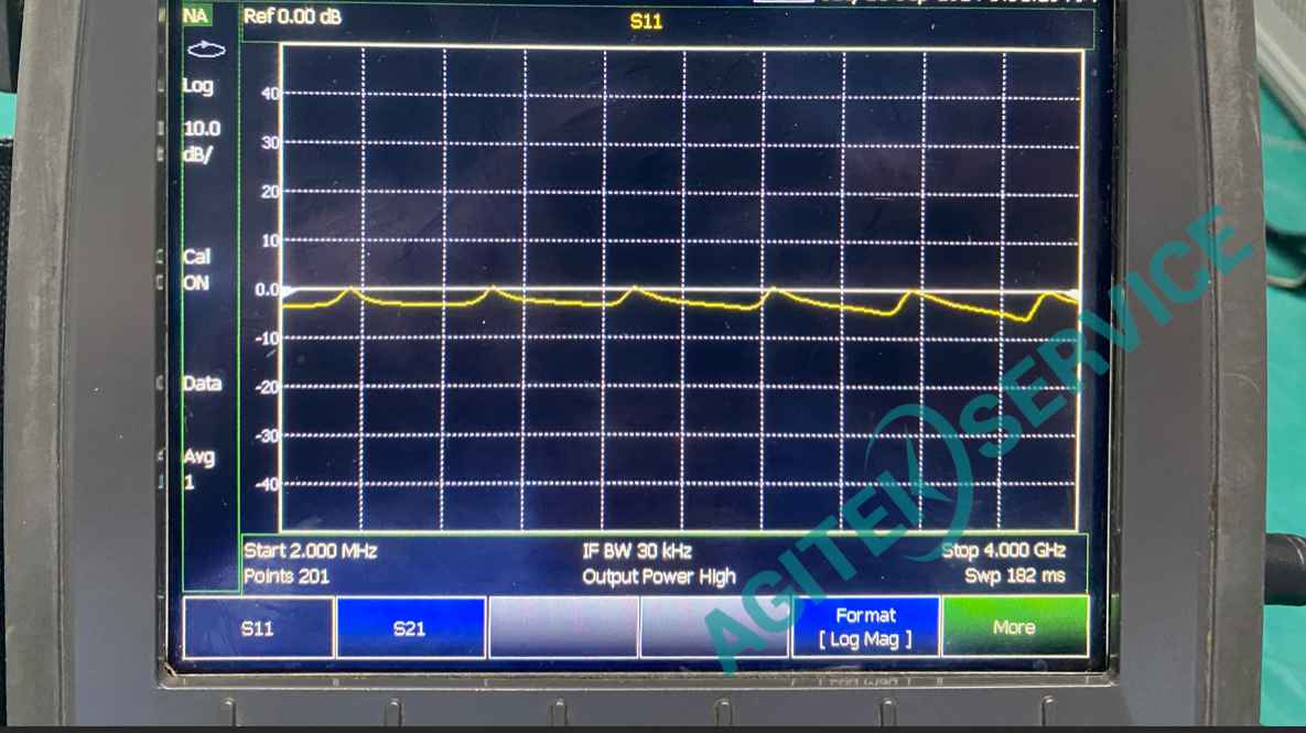 Keysight是德科技N9914A射频分析仪迹线异常维修案例