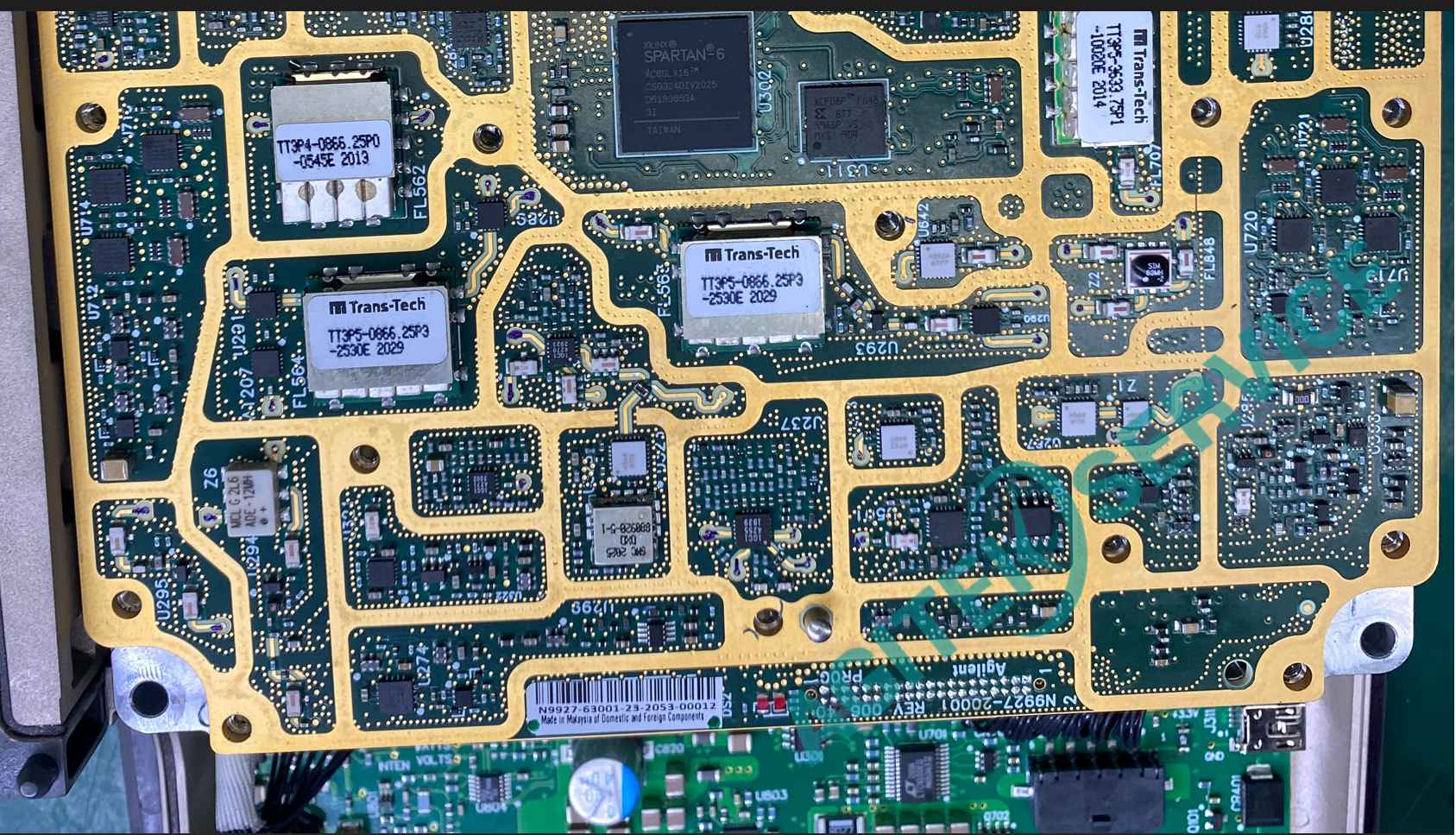 是德科技N9914A射频分析仪迹线异常维修