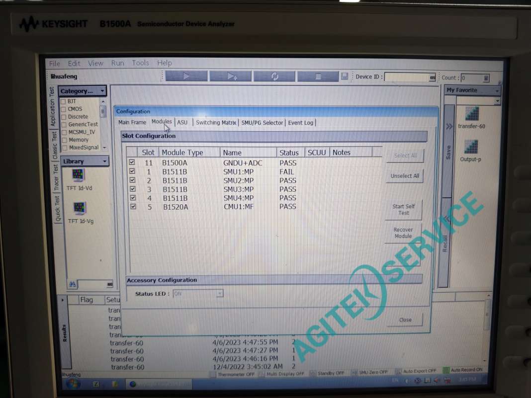 是德科技B1506A半导体参数分析仪维修