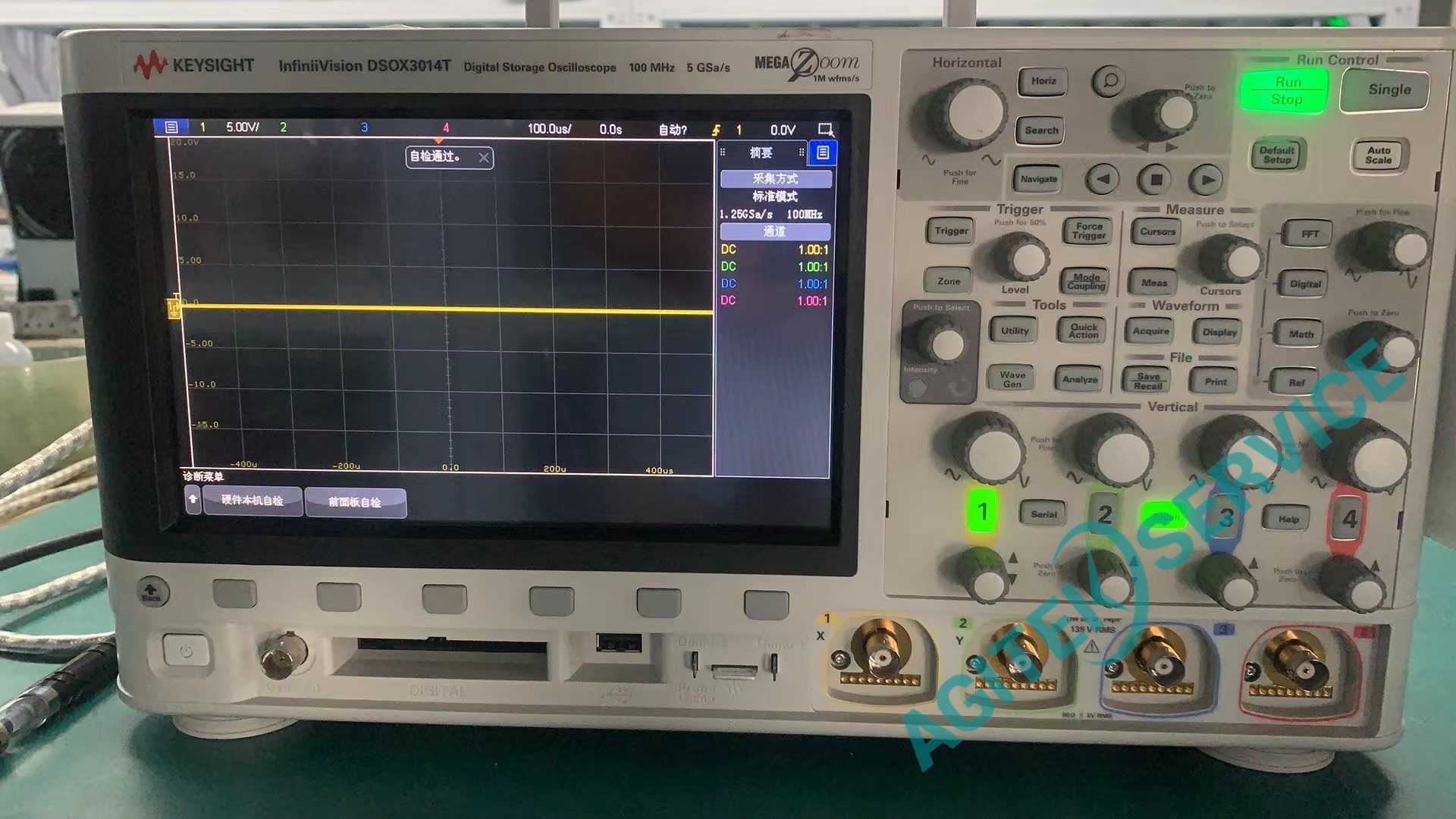 是德DSOX3014T示波器不能开机维修